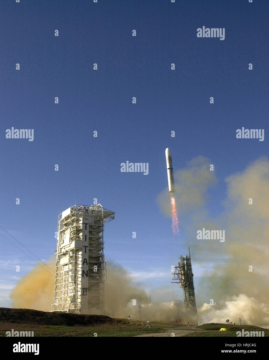 Titan II Lancio del razzo Foto Stock