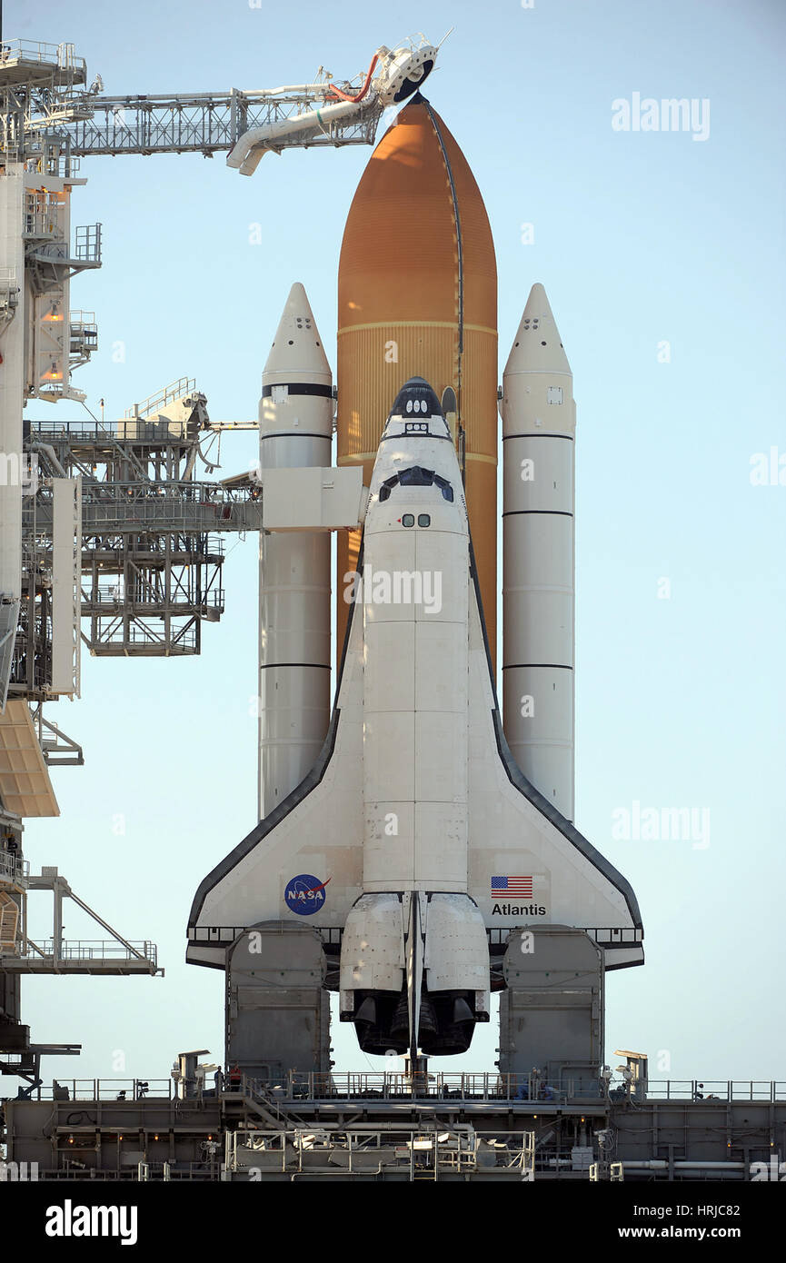 Atlantis Space Shuttle Foto Stock