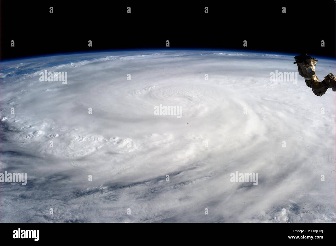 Typhoon Haiyan, ISS foto, 2013 Foto Stock