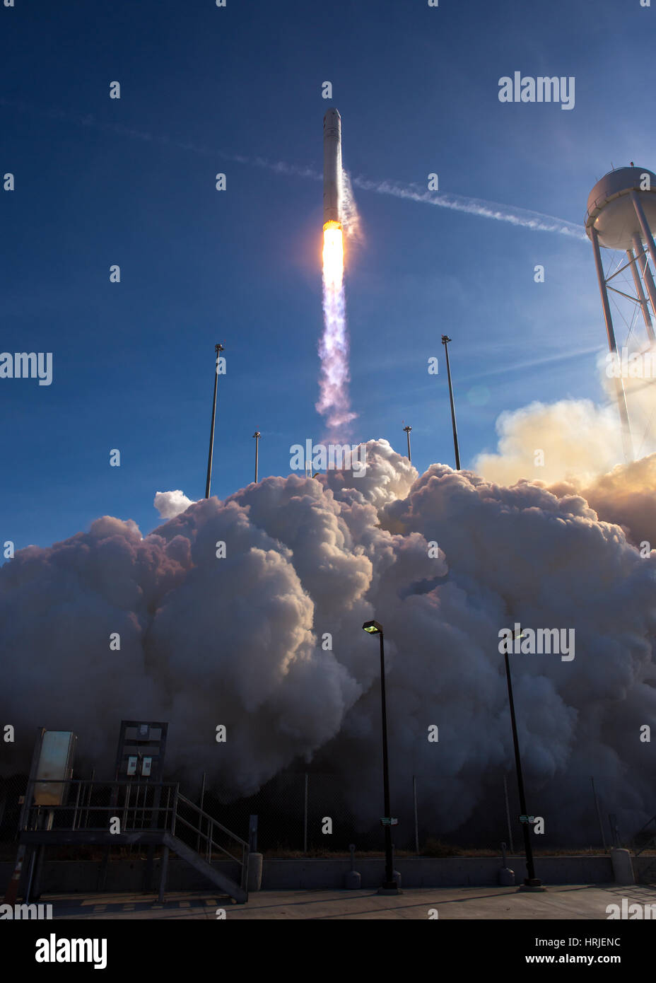 Orbital-1 Missione Antares lancio Foto Stock