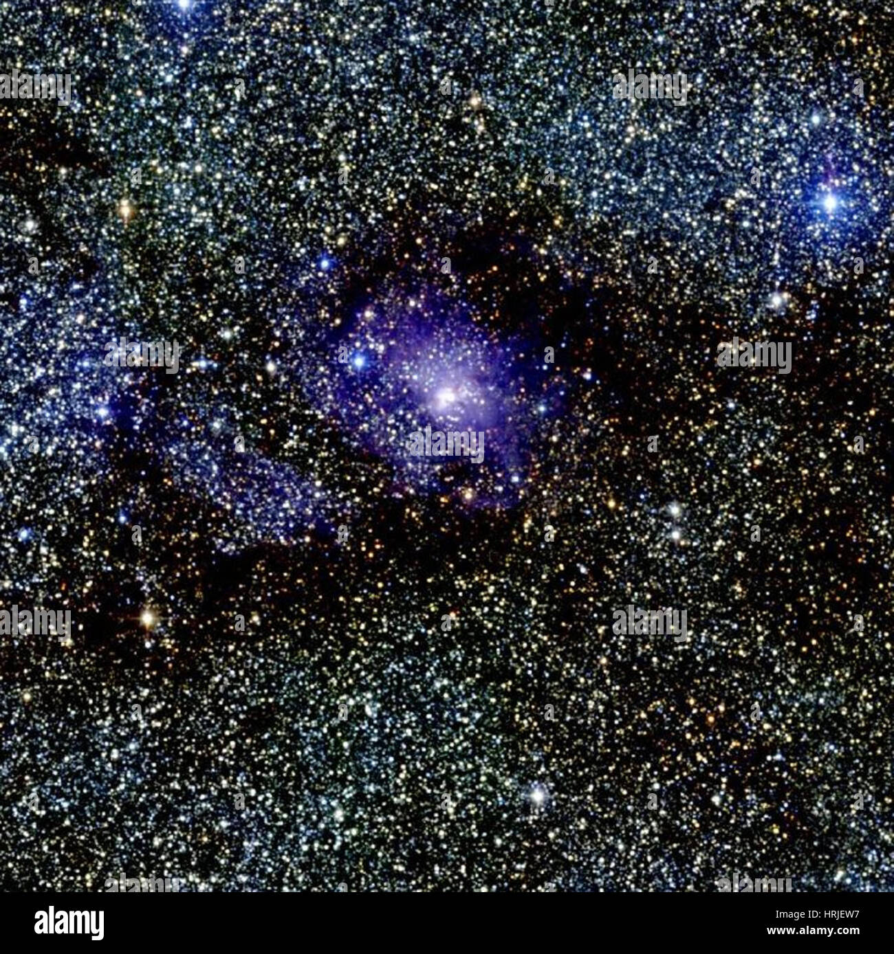 La Nebulosa Laguna M8, NGC 6523 Foto Stock