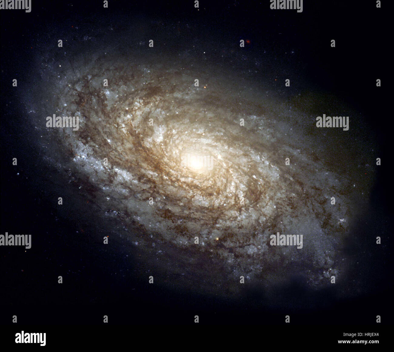 Galassia a spirale NGC 4414 Foto Stock