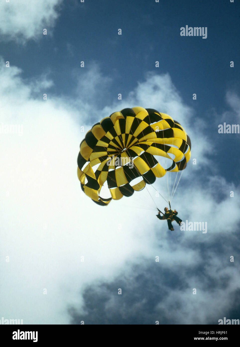 Parachutist in Florida Foto Stock