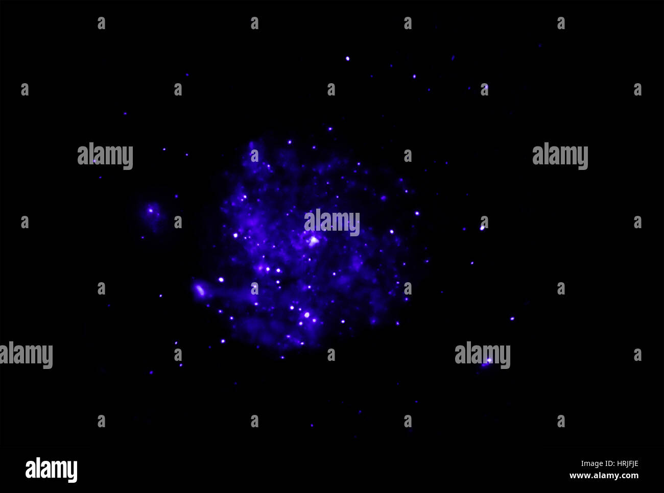 La girandola galassia M101, NGC 5457, X-Ray Foto Stock