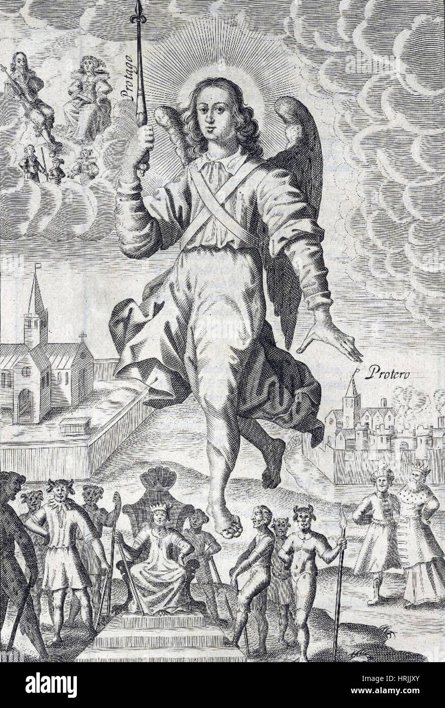 I principati, messaggeri celesti e soldati Foto Stock