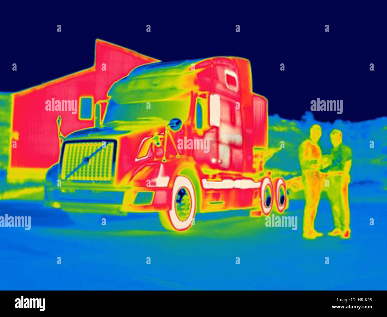 Il termogramma del carrello Foto Stock