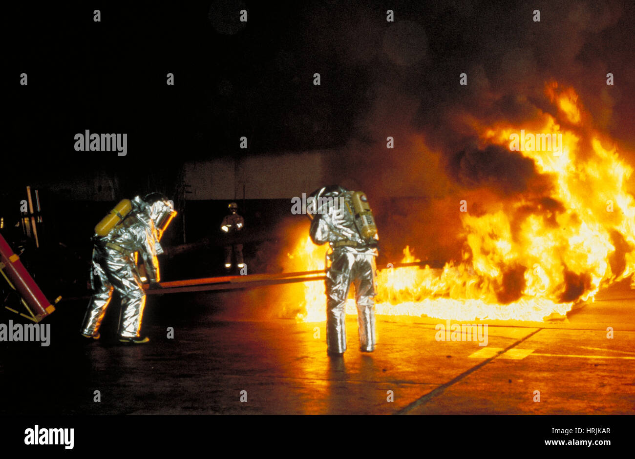 Incendio tute di prossimità Foto Stock