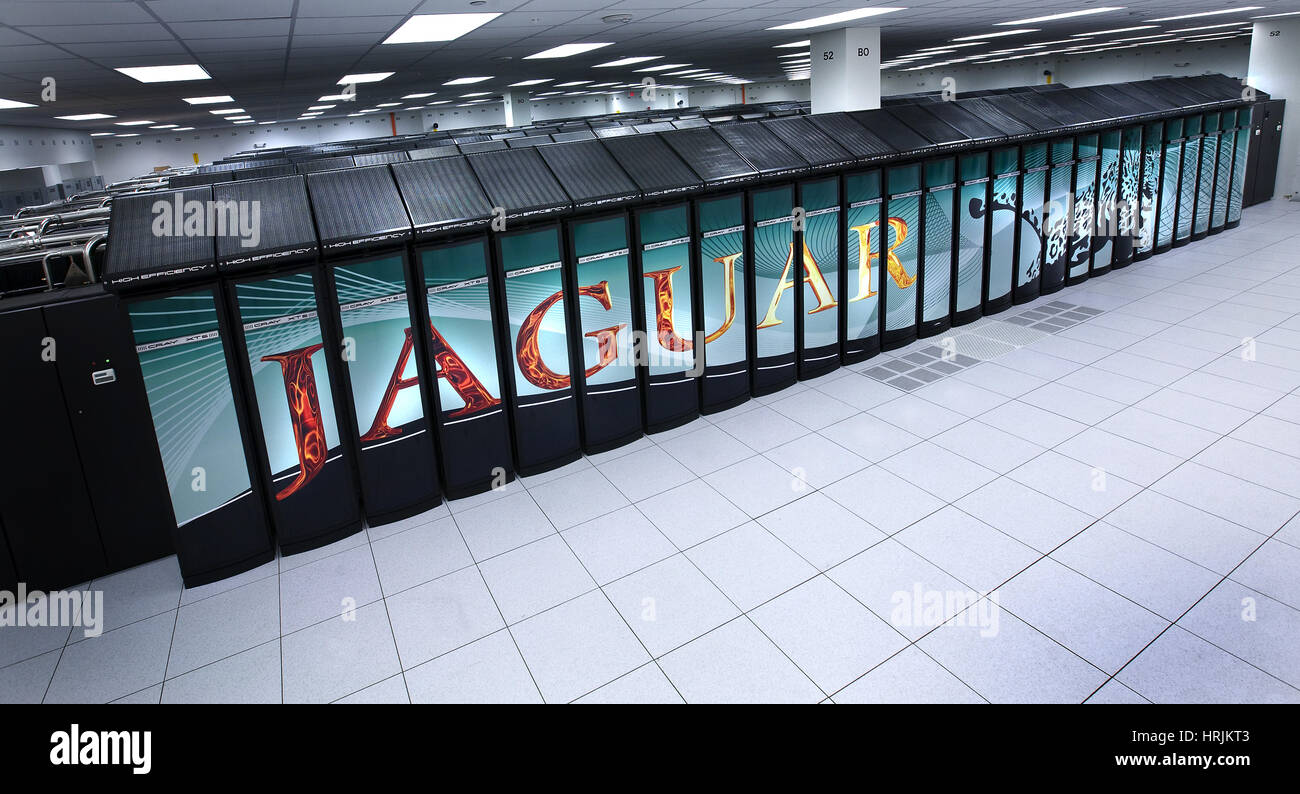 JAGUAR Supercomputer ORNL, 2008 Foto Stock