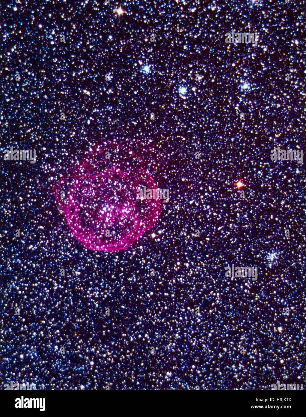 Henize Superbubble 70, N70 Nebula, LMC Foto Stock