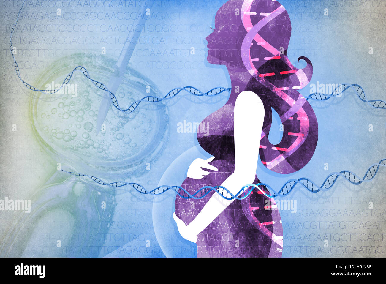 L infertilità, della ricerca genetica Foto Stock