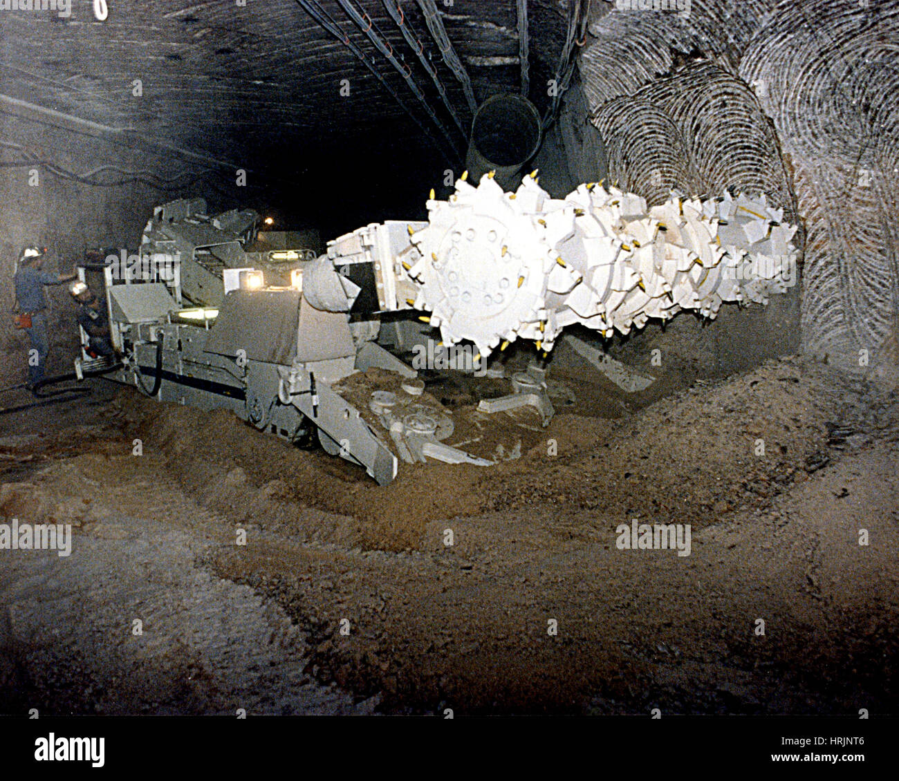Wipptal, tamburo della macchina di data mining in rifiuti albero, 2014 Foto Stock