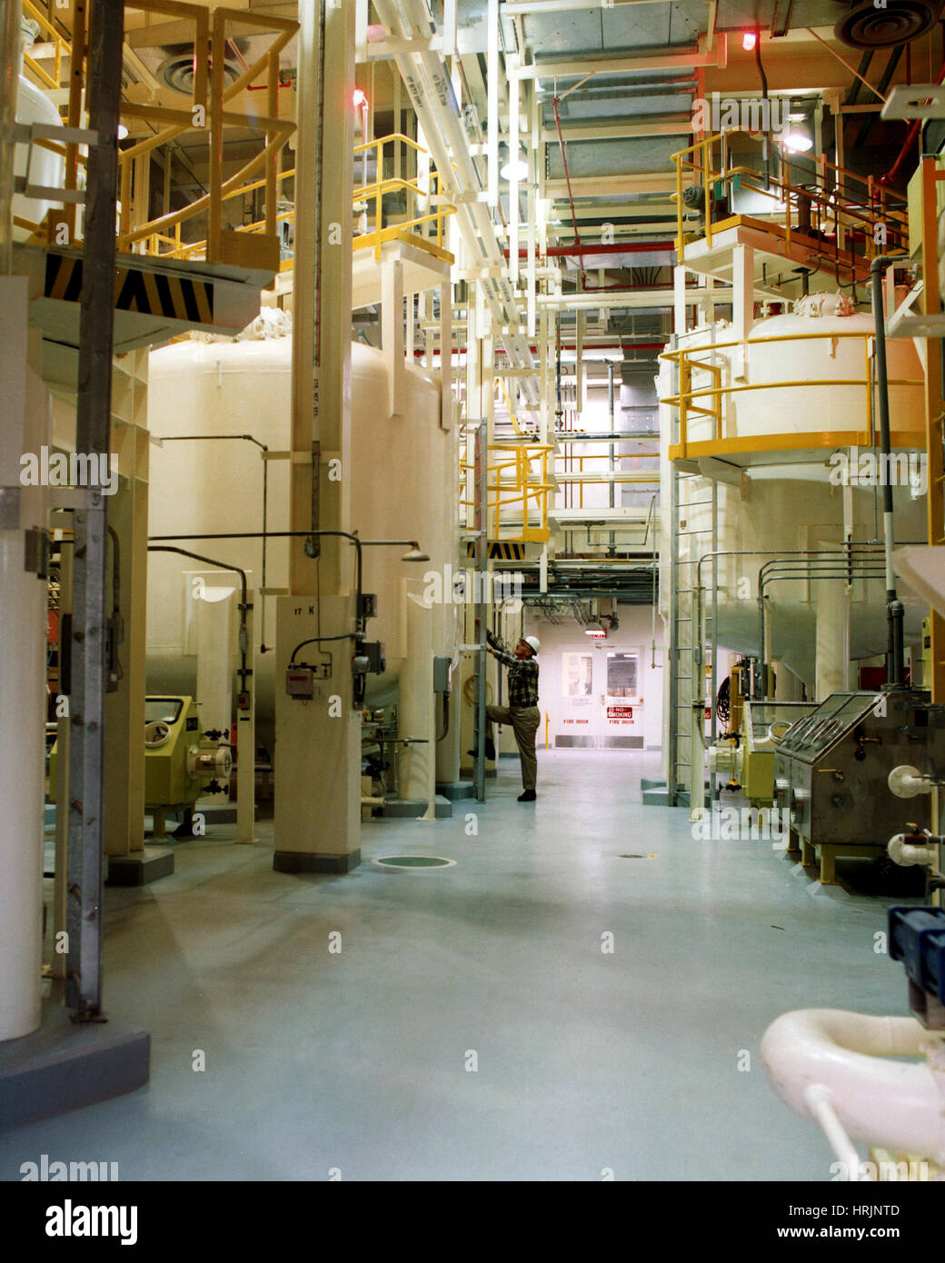 Il recupero del plutonio, liquido dei serbatoi di stoccaggio, 2014 Foto Stock