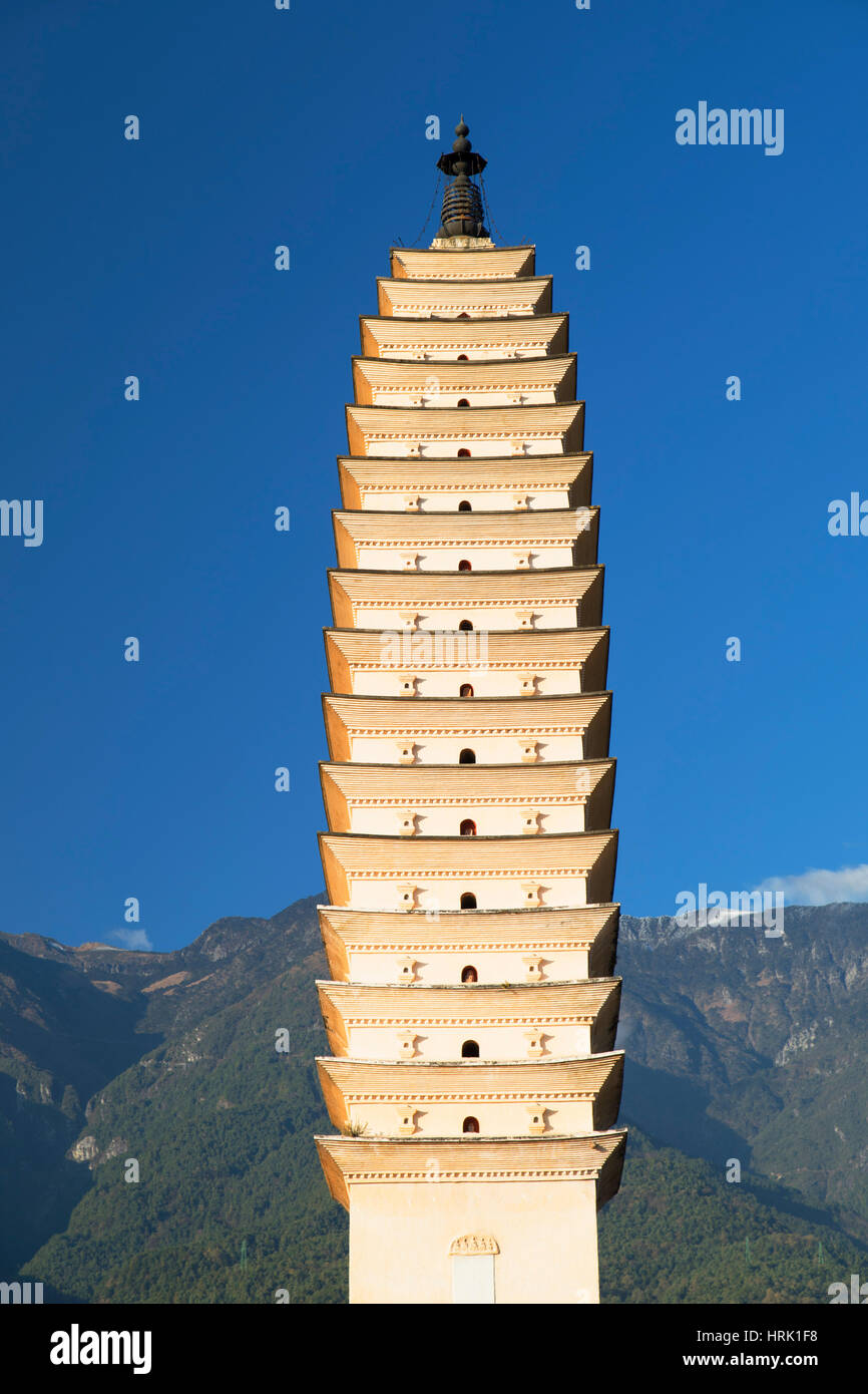 Tre Pagode, Dali, Yunnan, Cina Foto Stock