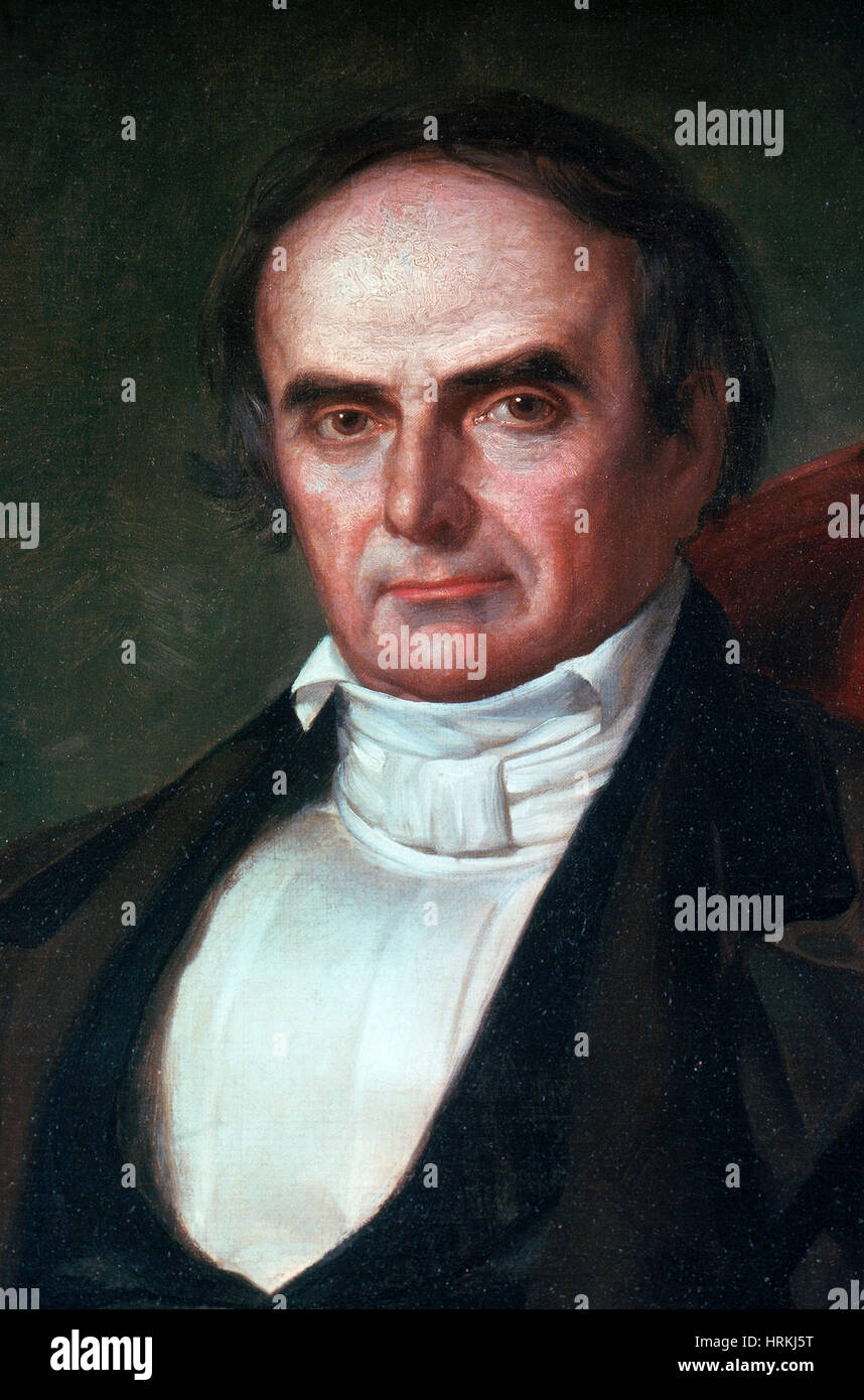Daniel Webster, uomo politico americano Foto Stock