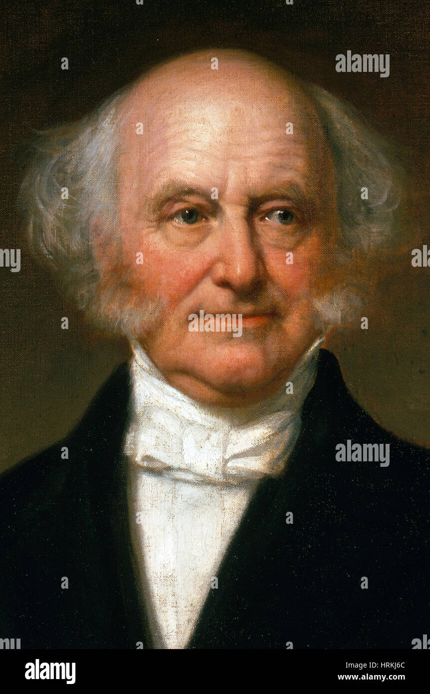 Martin Van Buren, 8 U.S. Il presidente Foto Stock