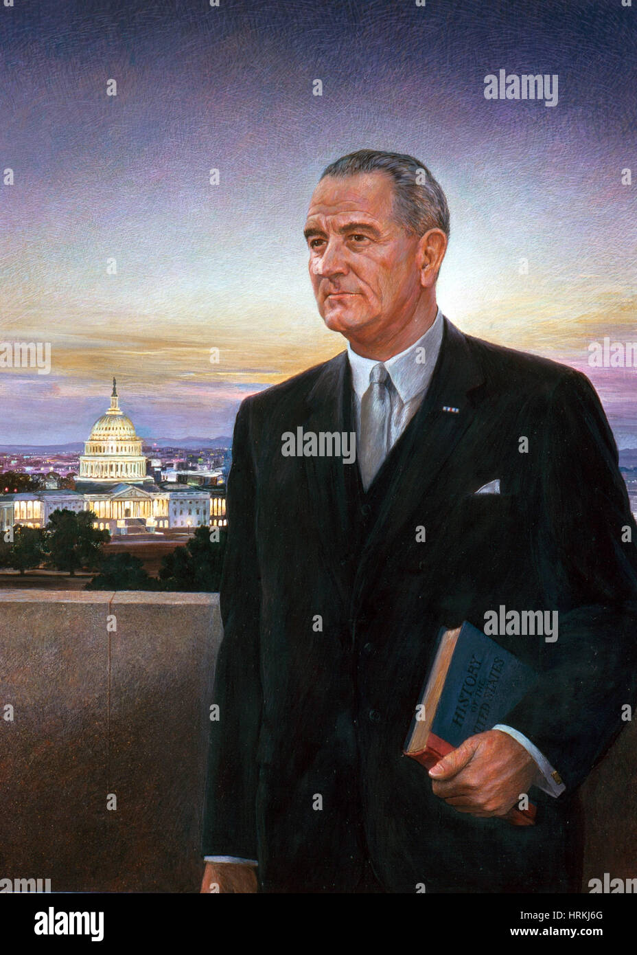 Lyndon B. Johnson, 36th U.S. Il presidente Foto Stock