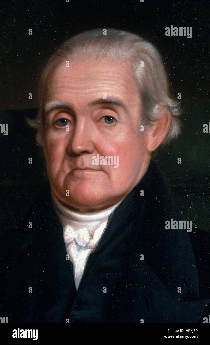 Noah Webster, autore americano Foto Stock