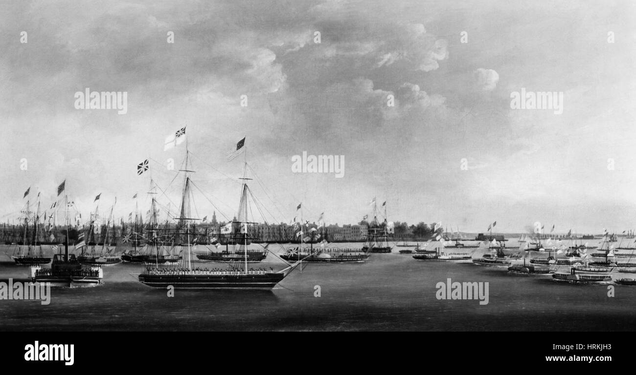 Canale Erie celebrazione, 1825 Foto Stock