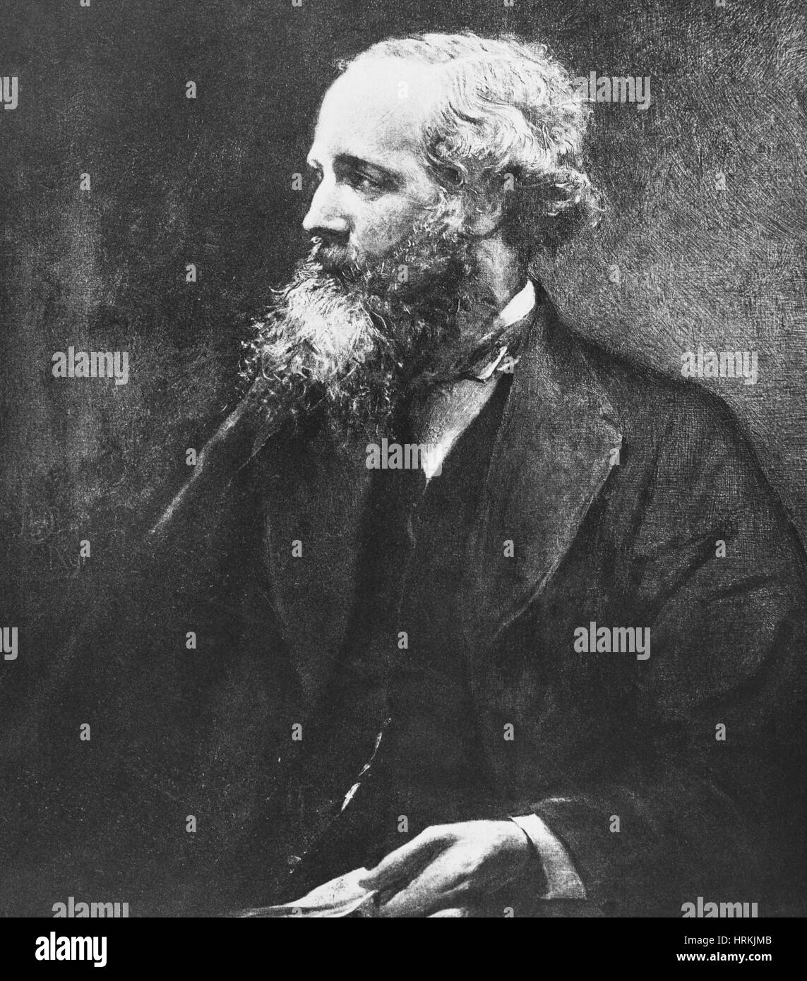 James Clerk Maxwell, fisico scozzese Foto Stock