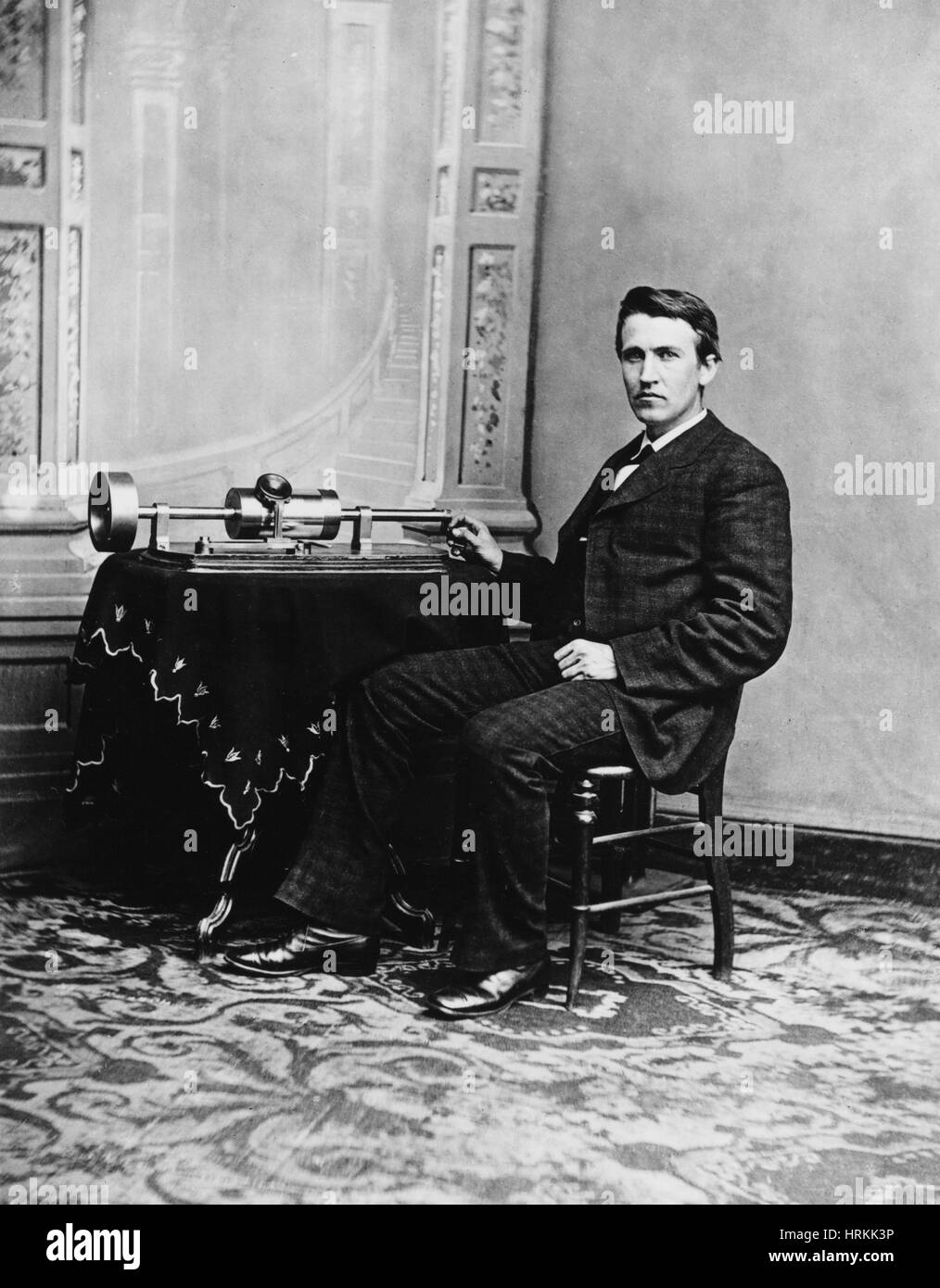 Thomas Edison, inventore americano Foto Stock