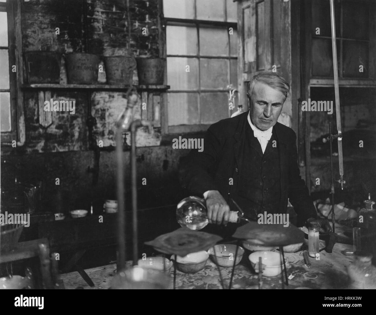 Thomas alva edison 1847 1931 inventore americano Foto e Immagini Stock in Bianco e Nero Pagina