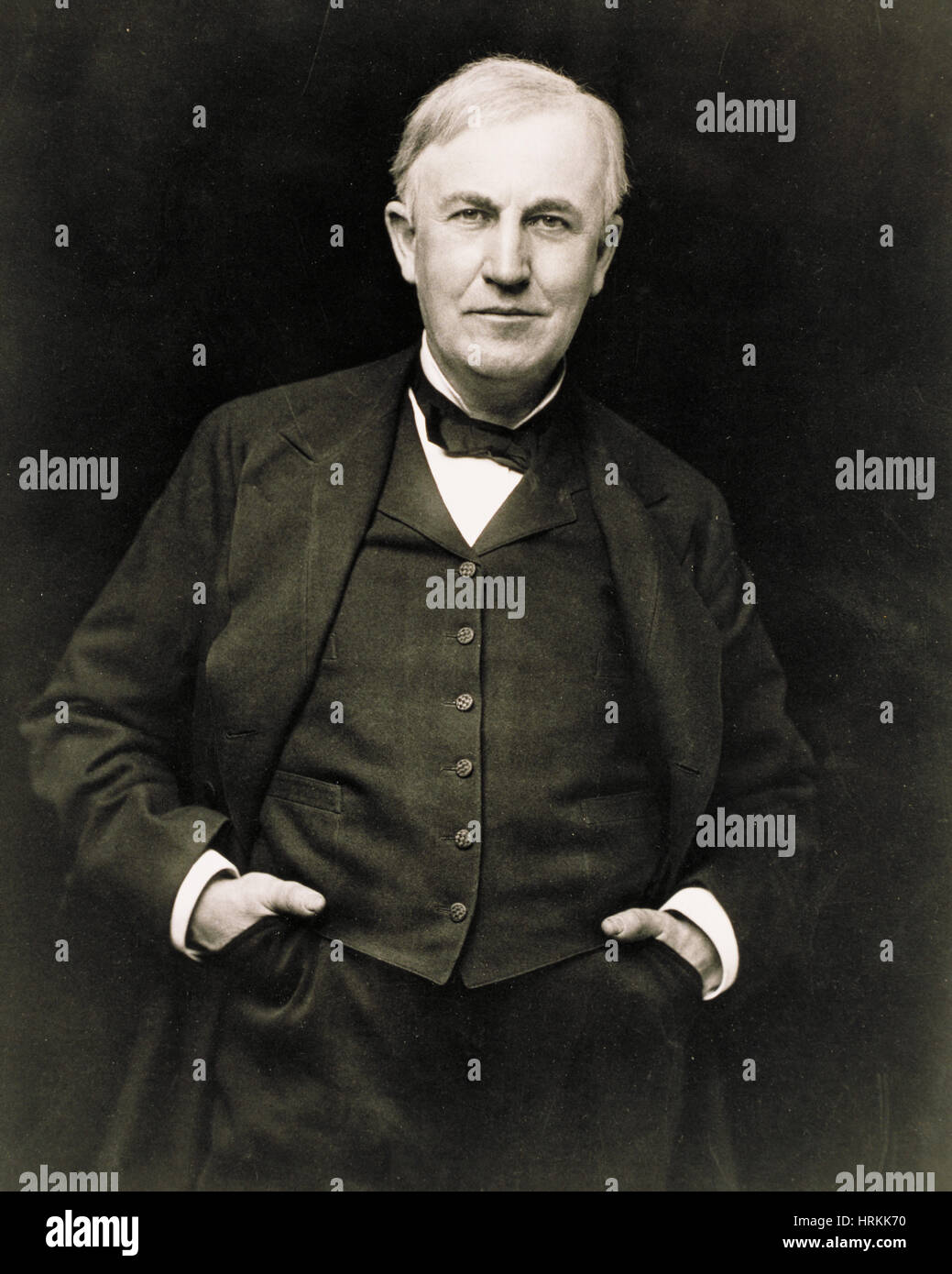 Thomas Edison, inventore americano Foto Stock