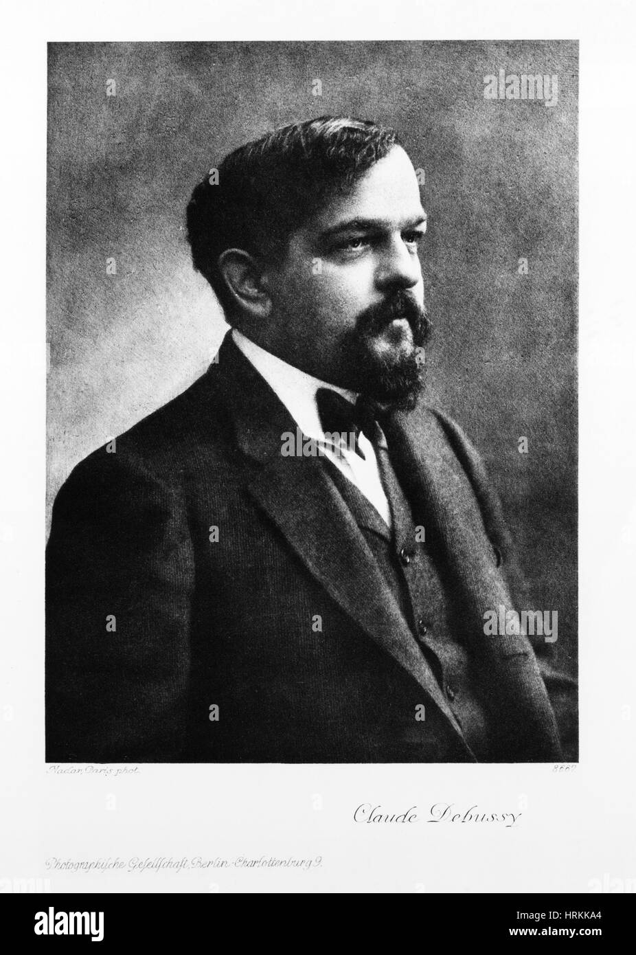 Claude Debussy, compositore francese Foto Stock