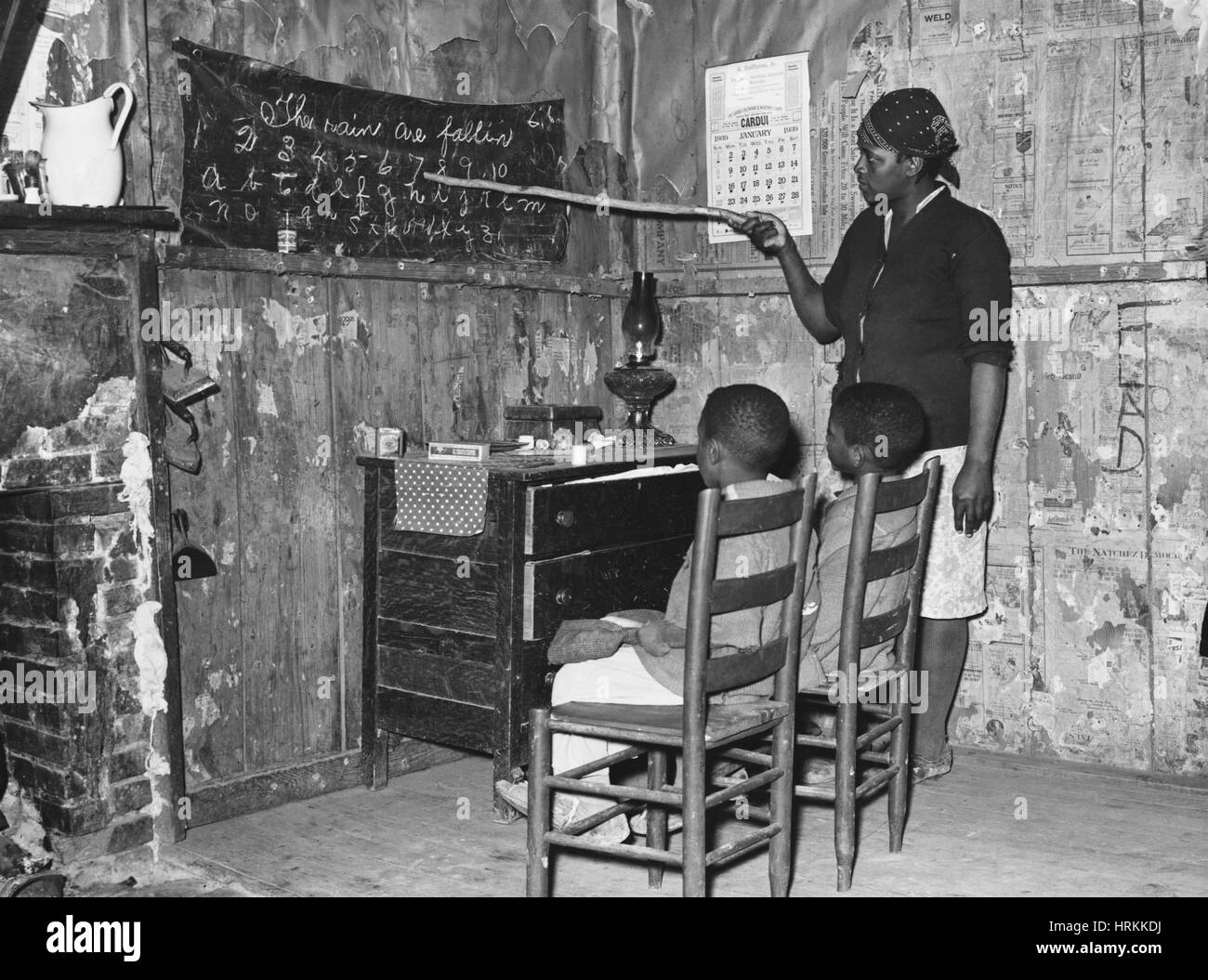 Famiglia di mezzadria, 1939 Foto Stock