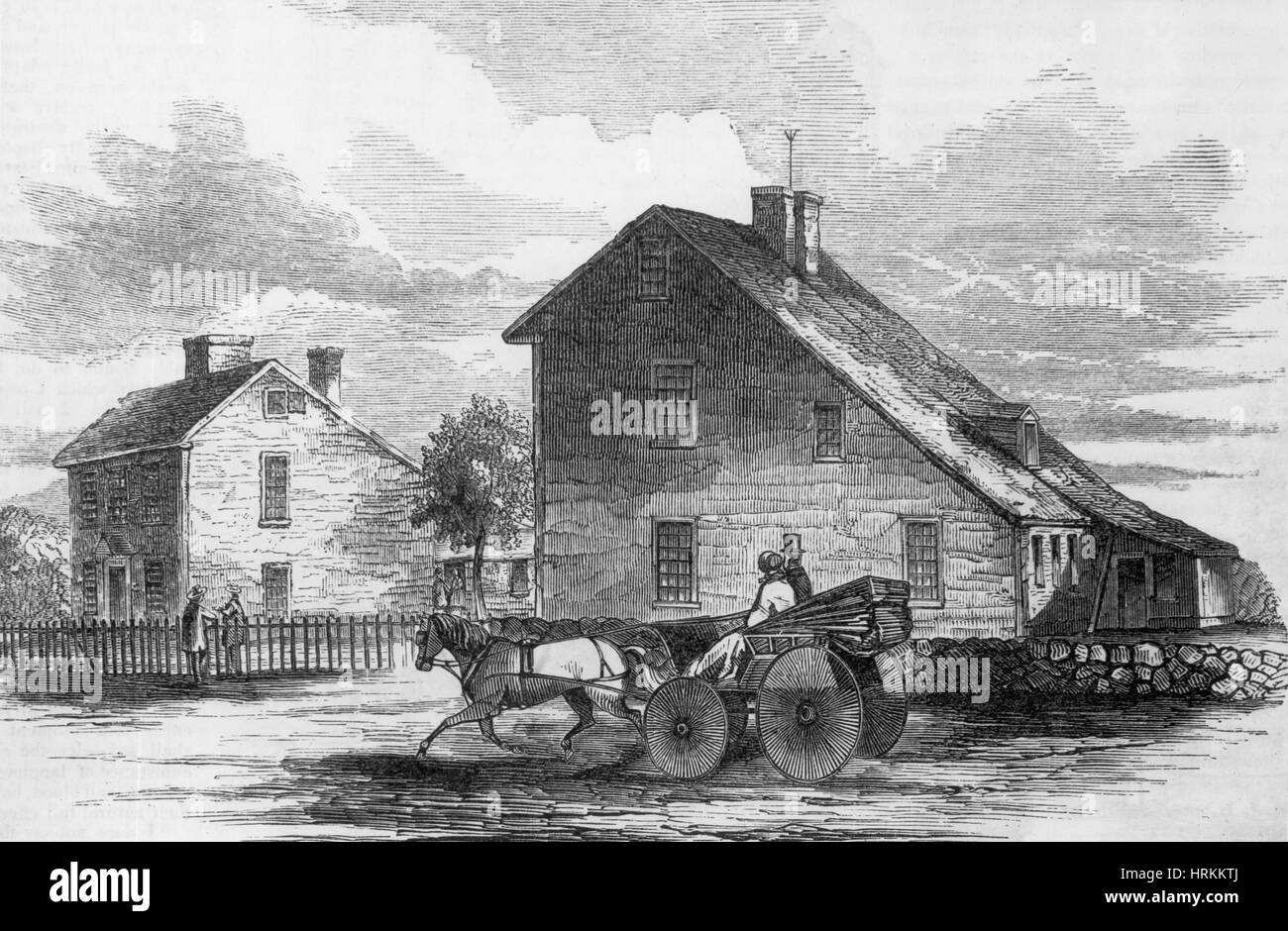 John Adams' Birthplace Foto Stock