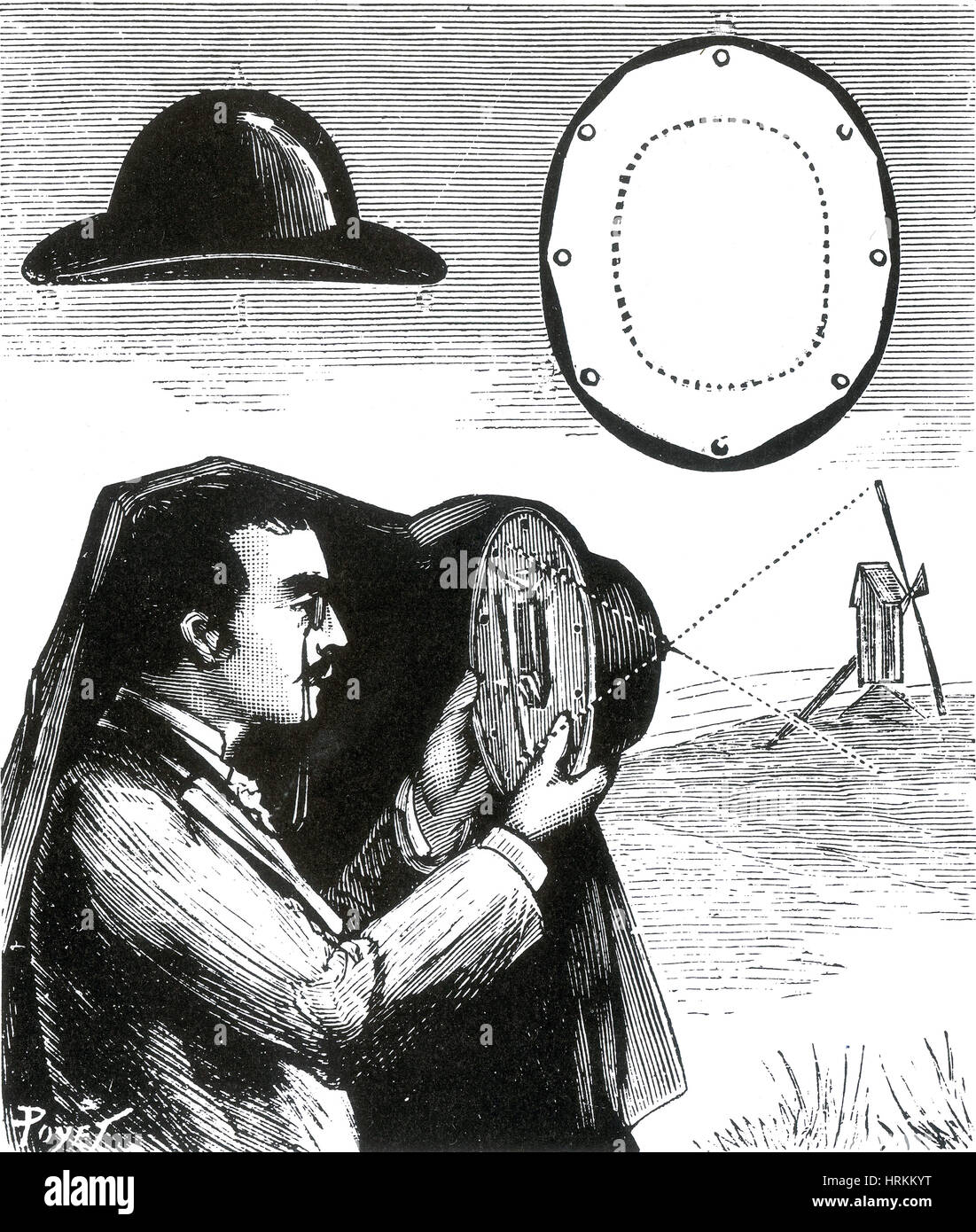 Photographic Hat, 1887 Foto Stock