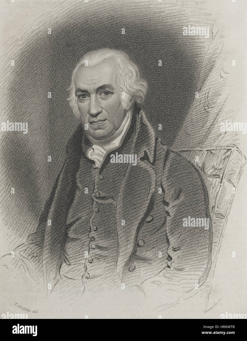 James Watt, Scottish inventore e ingegnere Foto Stock