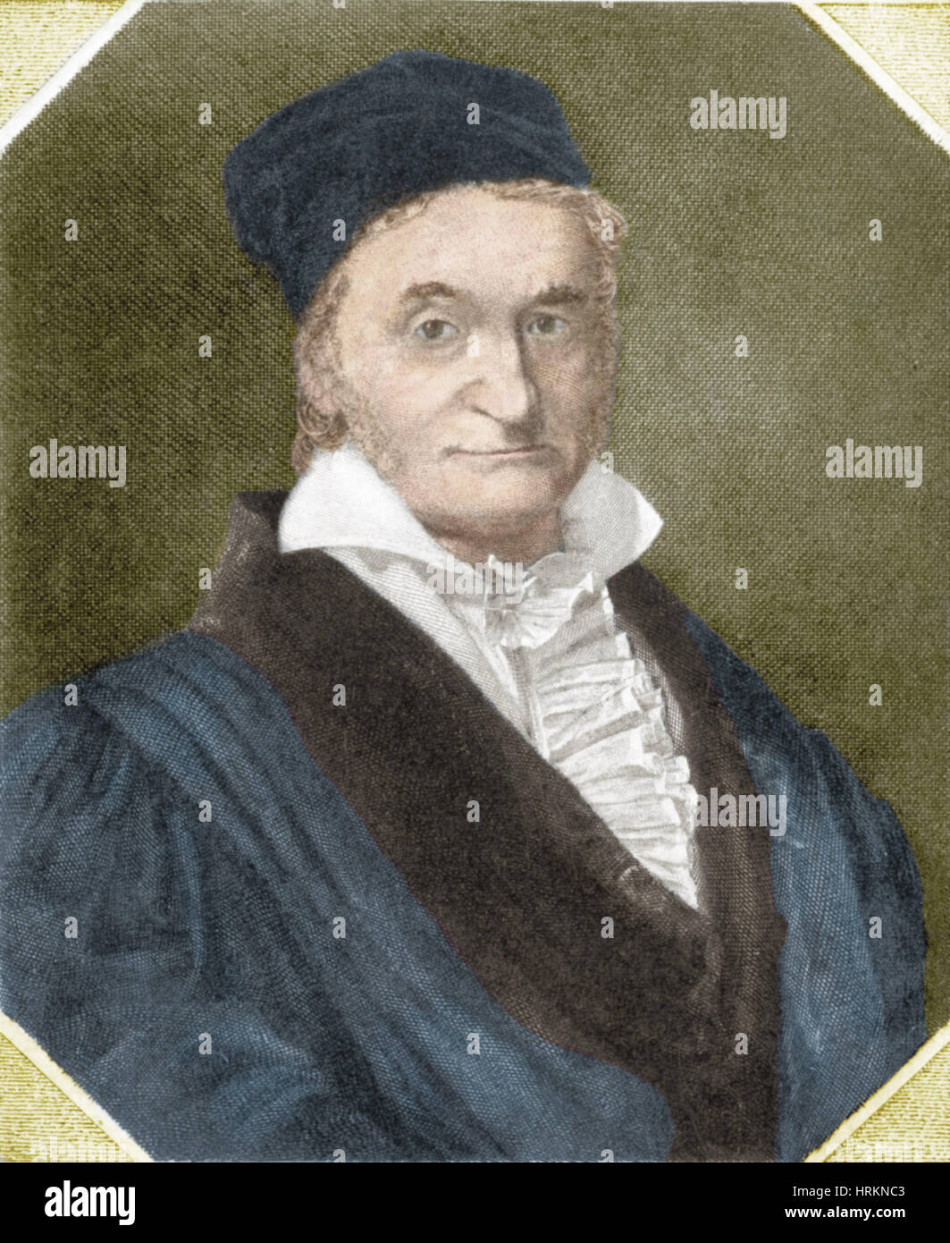 Carl Friedrich Gauss, matematico tedesco Foto Stock