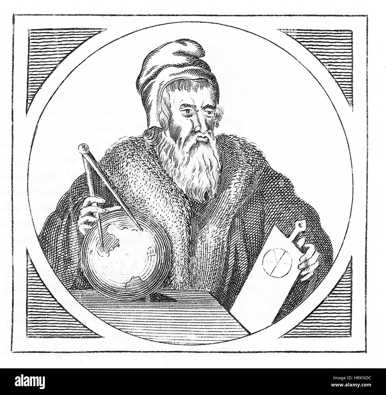 John Dee, alchimista inglese e matematico Foto Stock
