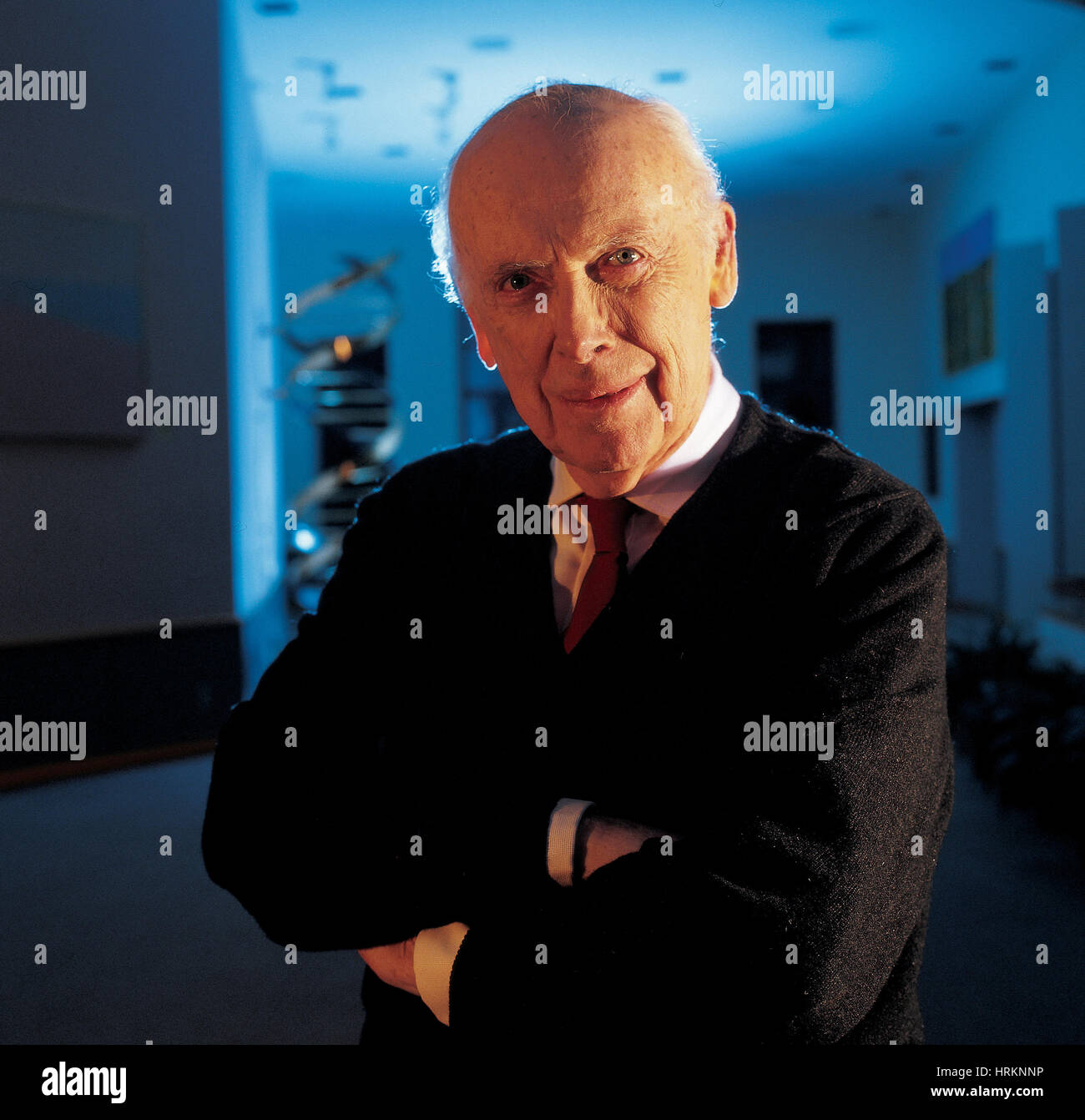 James Watson, American biologo molecolare Foto Stock