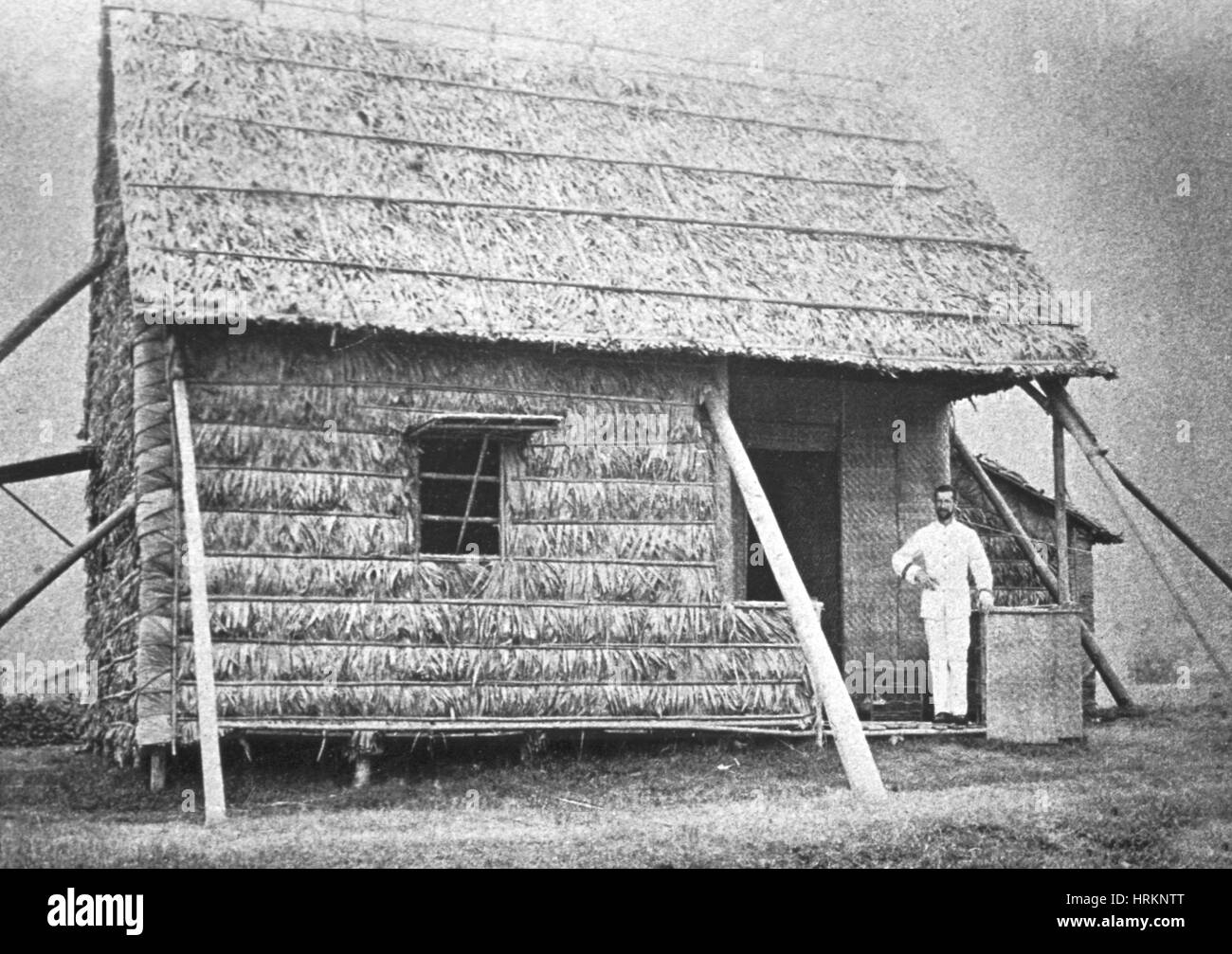 Alexandre Yersin, Bacteriologist svizzero Foto Stock