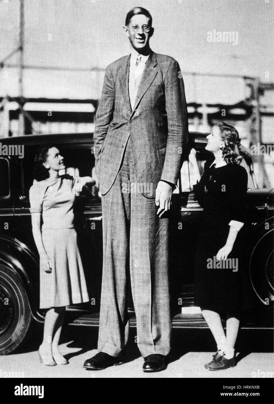 Robert Pershing Wadlow, uomo più alto Foto Stock