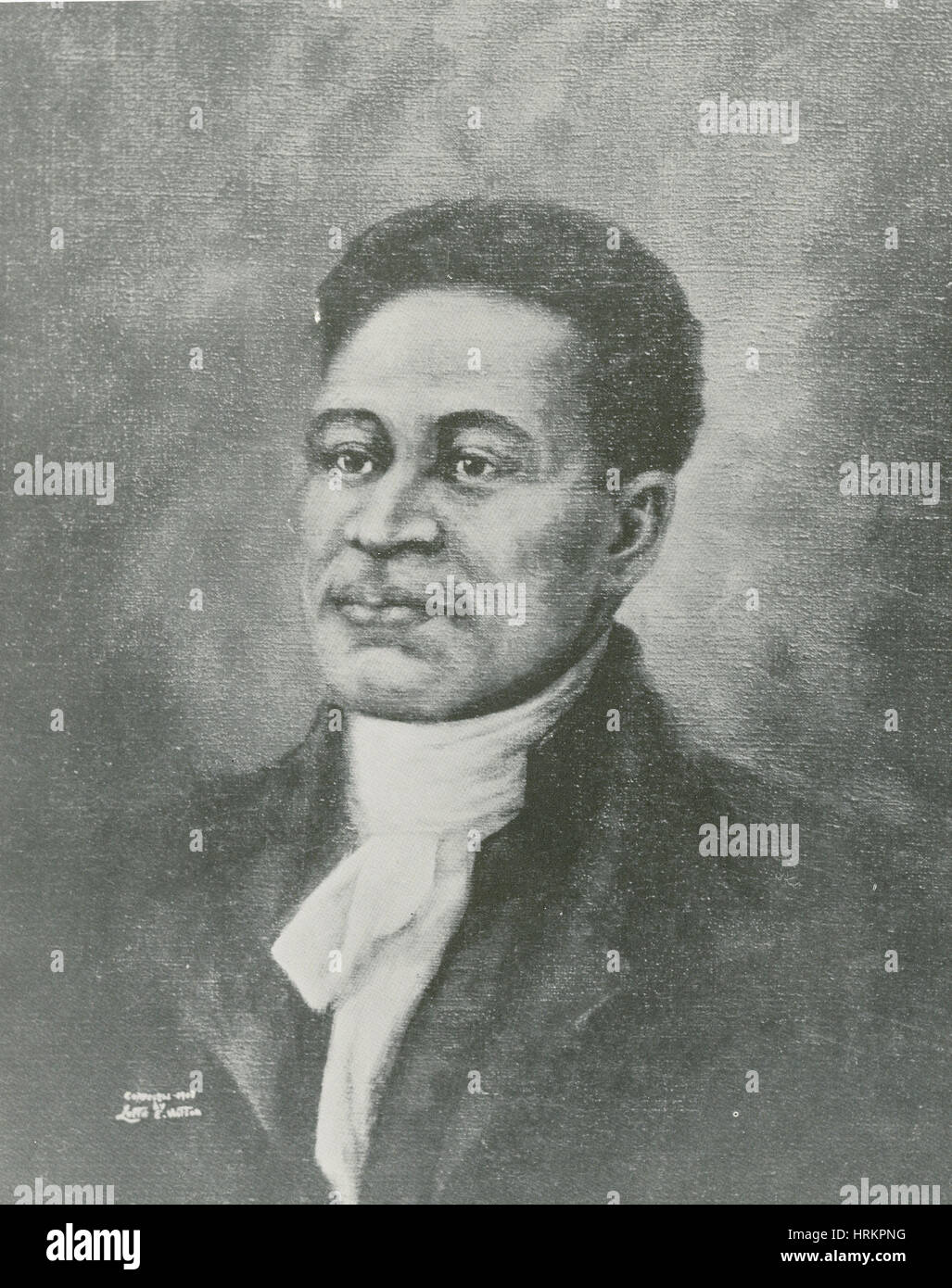 Crispus Attucks, American eroe di guerra Foto Stock