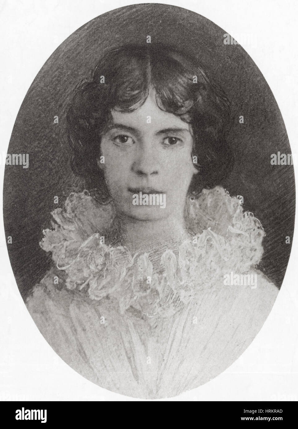Emily Dickinson, poeta americano Foto Stock