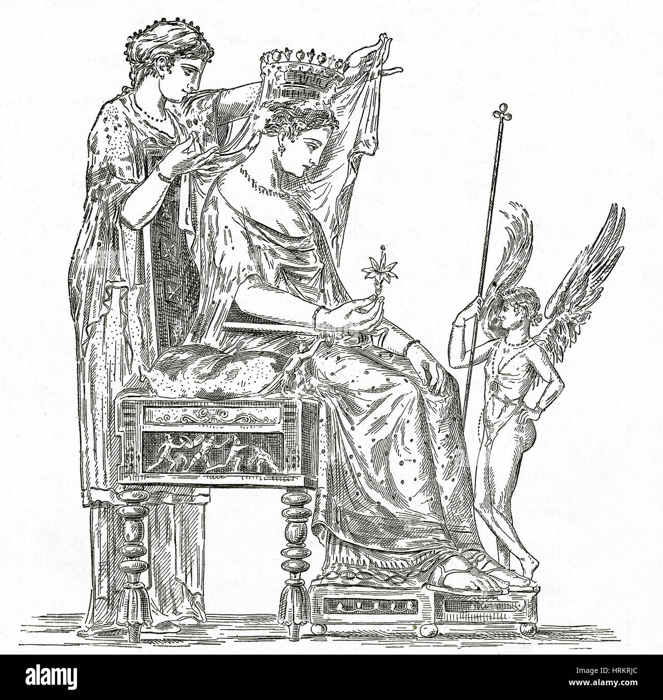 Venere, dea romana di amore Foto Stock