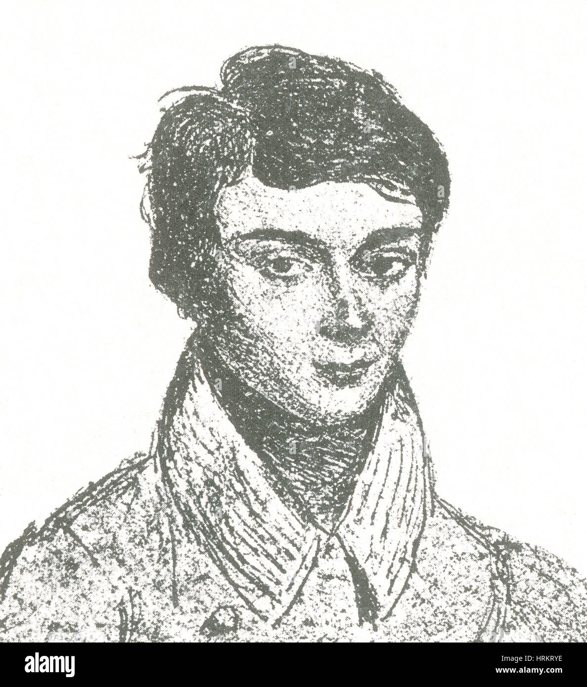 Evariste Galois, matematico francese Foto Stock