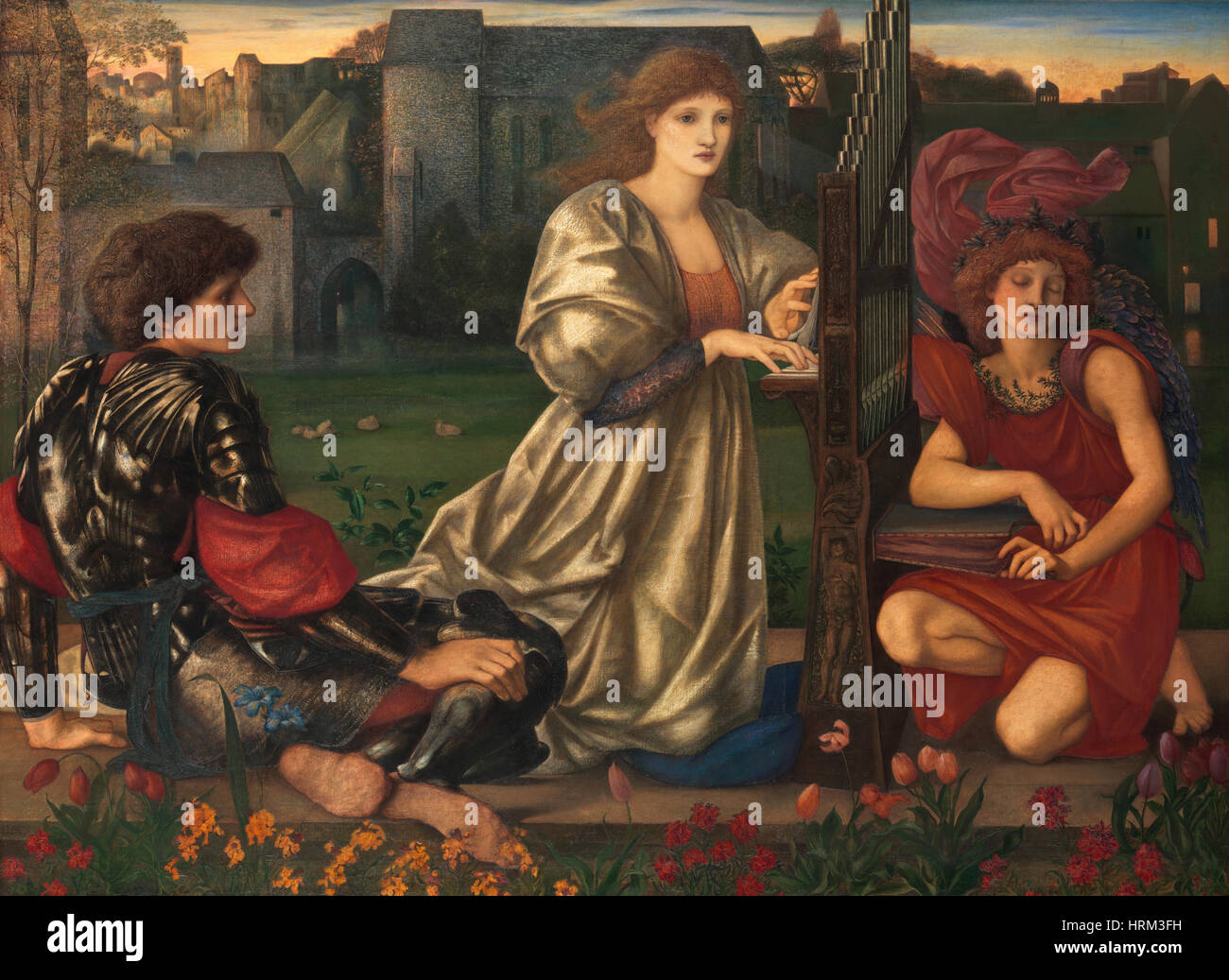 La canzone d'Amore da Sir Edward Burne-Jones, Foto Stock