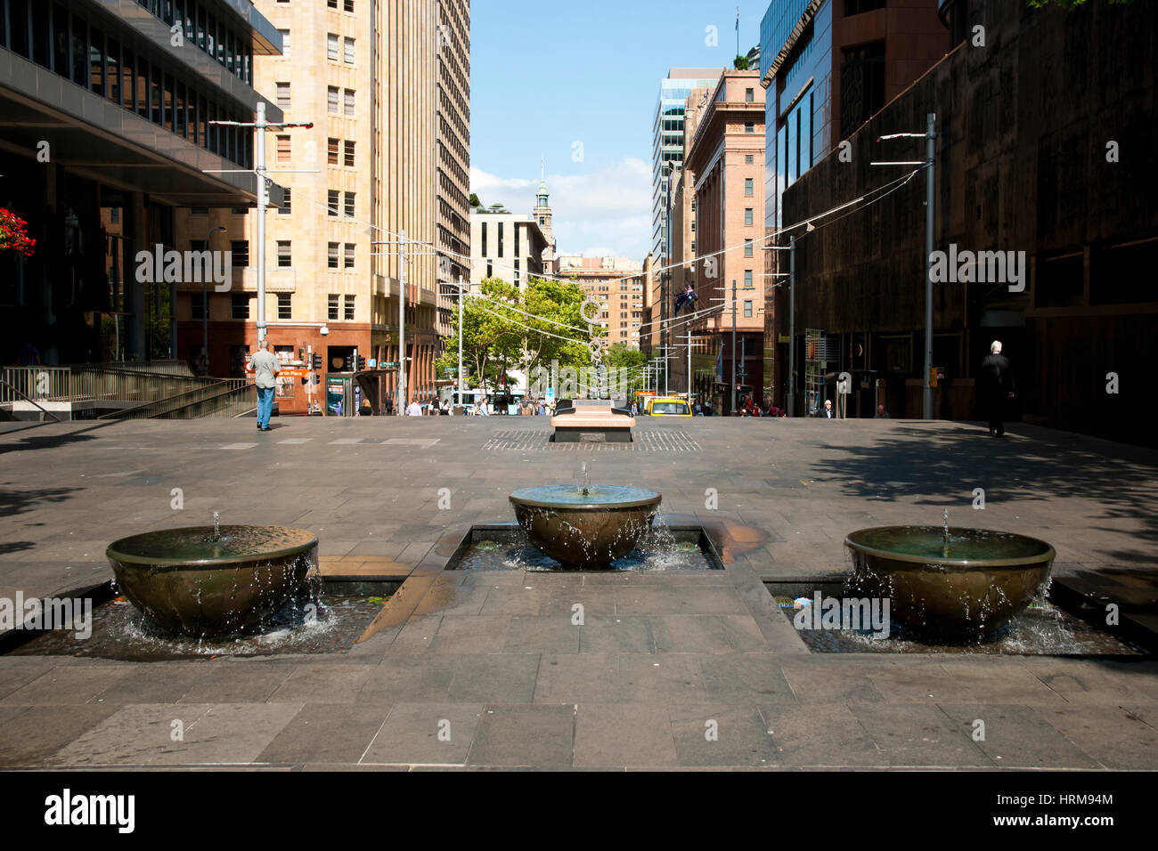 Gli edifici della città su Martin Pl - Sydney - Australia Foto Stock