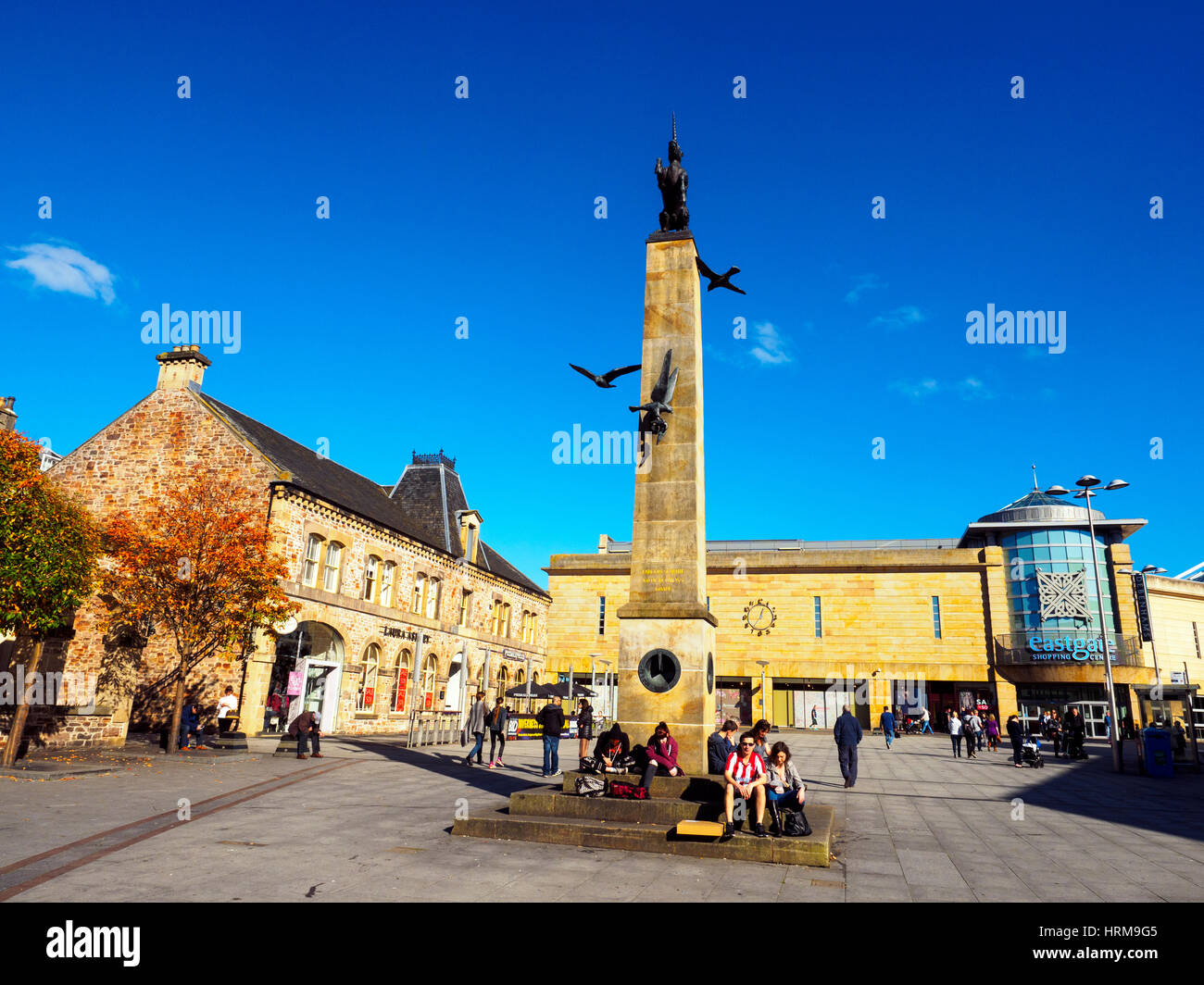 Mercat Cross nella Falcon Square - Inverness, Scotland Foto Stock