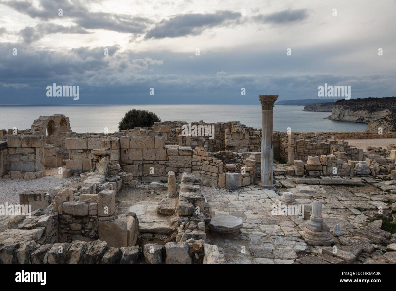 Sito archeologico di Kourion, Cipro Foto Stock