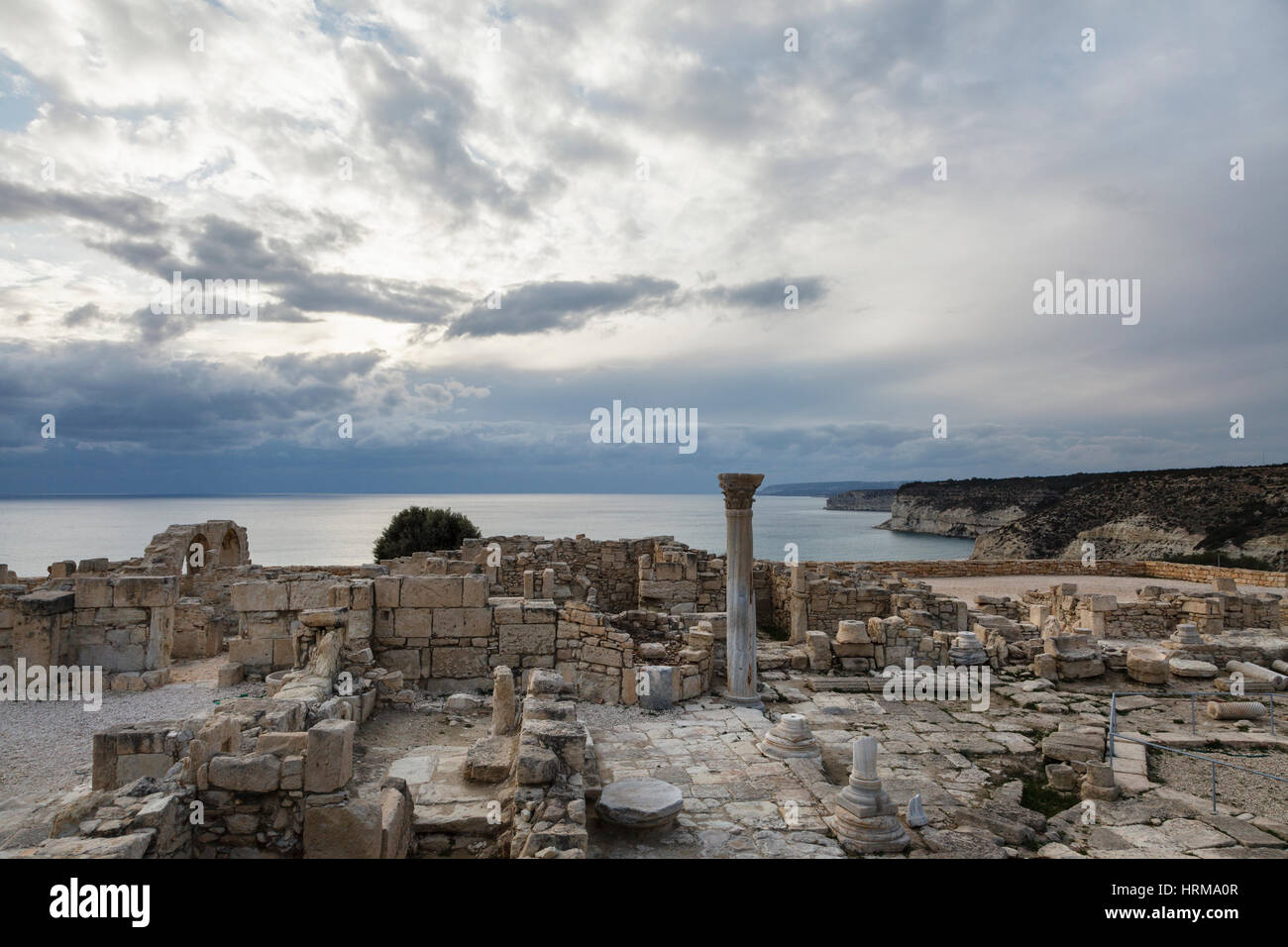 Sito archeologico di Kourion, Cipro Foto Stock
