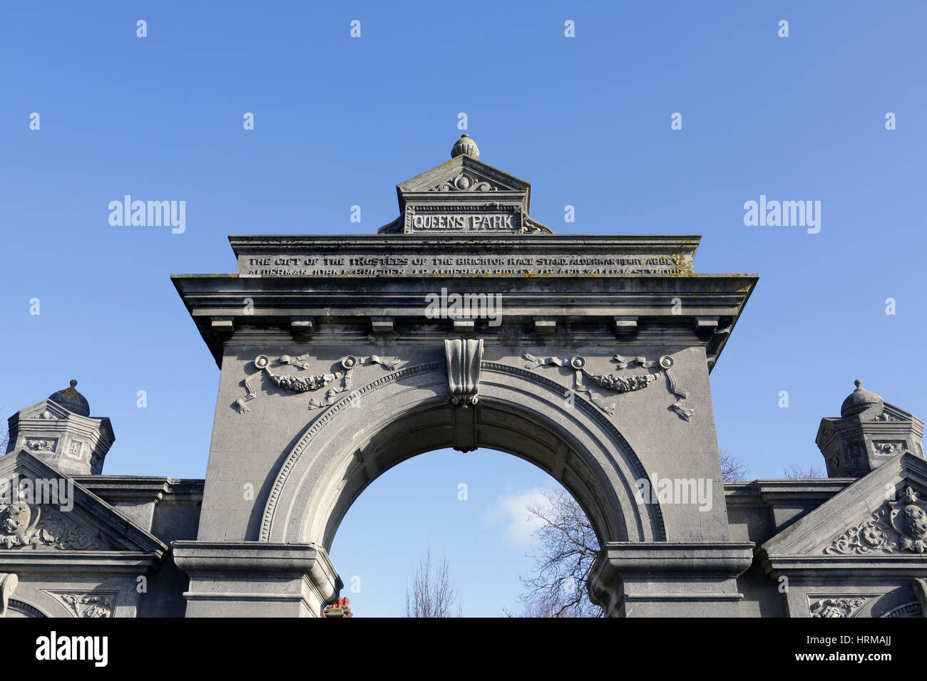 Egremont cancello Queen's Park Brighton Foto Stock