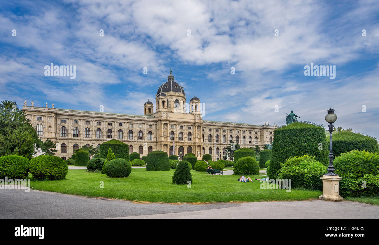 Austria, Vienna Maria-Theresien-Platz, il Museo di Storia Naturale di Vienna Foto Stock