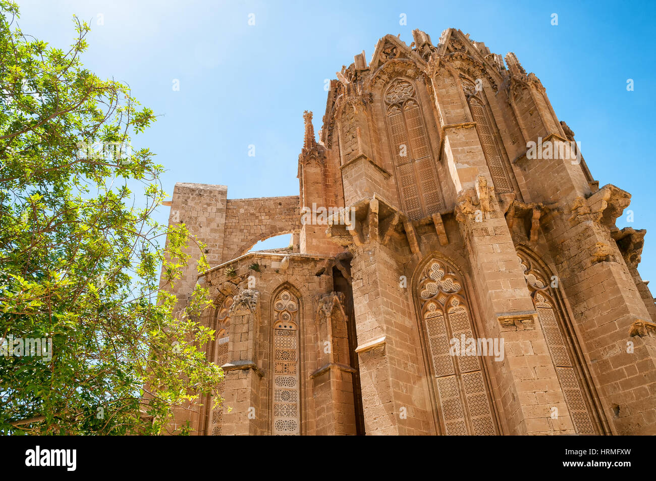 La Cattedrale di San Nicola, Famagosta, Cipro Foto Stock