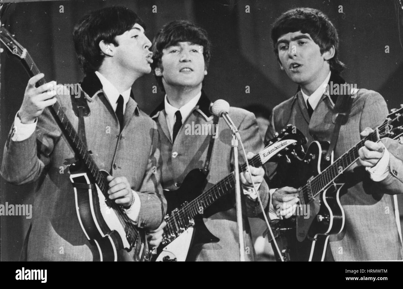 Giugno 06, 1978 - The Beatles: Beatles in azione L. per R. Paul McCartney, John Lennon e George Harrison. Foto scattata durante la loro recente visita ai membri. (Credito Immagine: © Keystone Press Agency/Keystone USA via ZUMAPRESS.com) Foto Stock