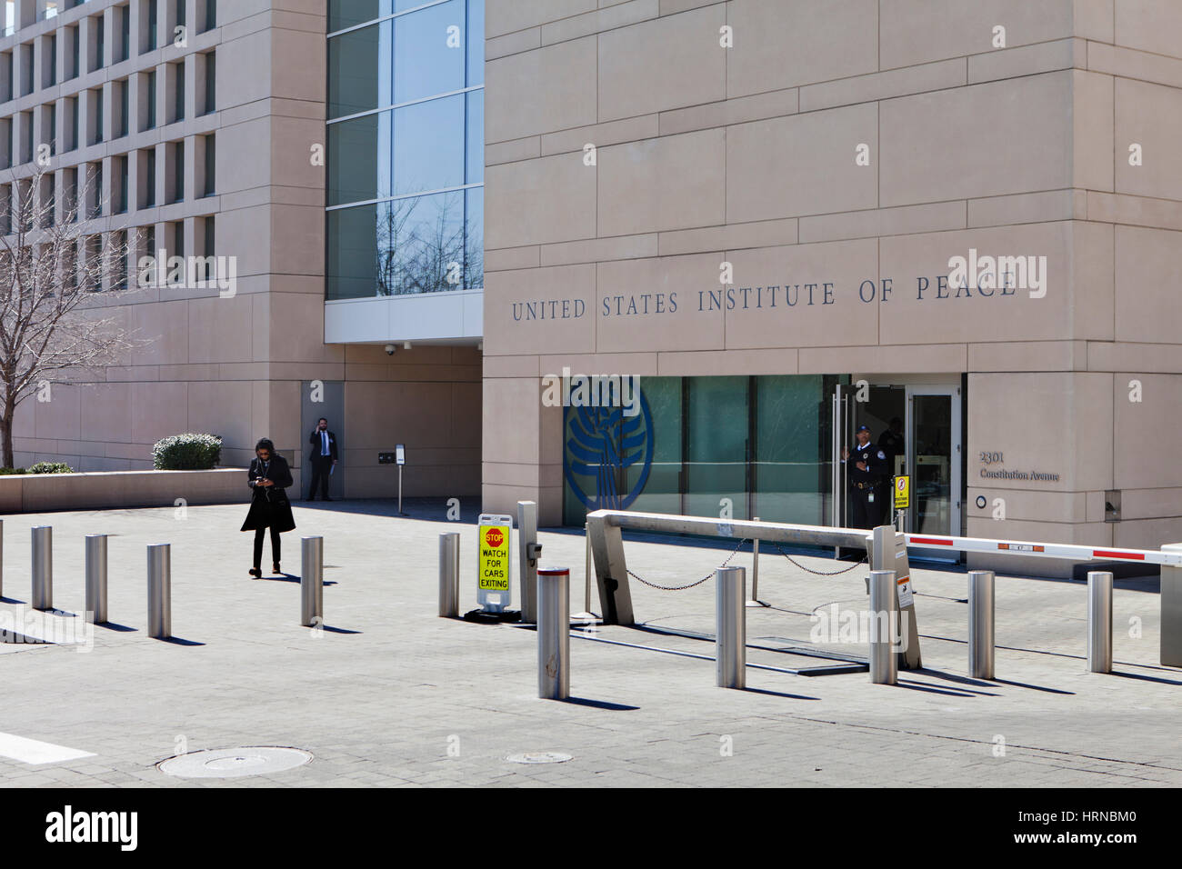 Noi institute of peace building ingresso - Washington DC, Stati Uniti d'America Foto Stock